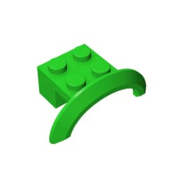 Gobricks 10Pcs MOC Parts 98282 28579 Wheel Arch Mudguard 4 x 2 1/2 x 1 Compatible Bricks Assmble Building Blocks Particle Toy