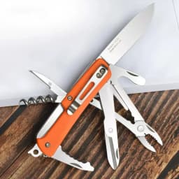 SANRENMU 18 IN 1 Tactical Folding Knife Multitool with Blade Camping Survival EDC Hiking Outdoor Equipment Carbon Fiber