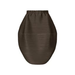 Miyake Fold 2025 Spring And Summer New Half Skirt Fashion With Solid Color High-waisted High-end Women Skirt