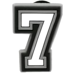 Number Shoe Charms for Crocs Accessories Decorations Silvery Pins Boy Girls Clogs Charms Women Kids Jeans Shoes Accessories