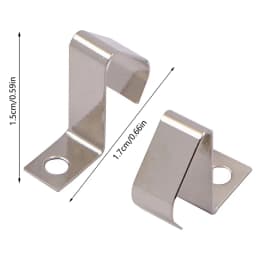 10PCS 5231 SMT Battery Contact For A, AA, CR2, CR123A, 9 Volt Battery Leaf Spring Contact Battery Contact