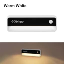 GGbingo Human Sensor Night Light Multi-light Type-C Charging LED Wall Light Cabinet Night Stairs Light