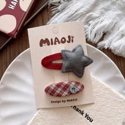 2025 New Year Cute Red Bow Hairpins Children Girls Kid Hair Clips Pin Barrettes Accessories Hairclip Headdress Headwear Ornament