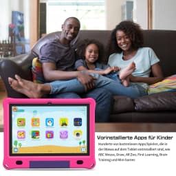 Android Tablet for Kids 10.1 Inch Octa-Core with Case, 64GB 1TB Expandable for Toddler Children, Parental Control, Dual Camera,
