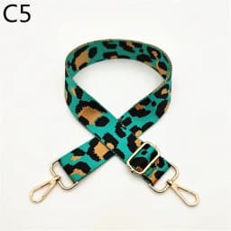 1Pc Deepeel 38mm Women Jacquard Bag Belts Leopard Shoulder Crossbody Straps Adjustable Webbing Strap DIY Bags Accessories