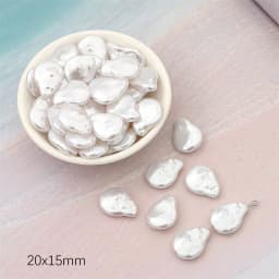 Cute Irregular Shape ABS Imitation Pearls Beads Charms for Necklace Bracelet Bead For Jewelri Makeing