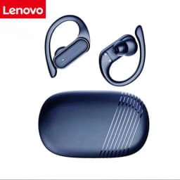 Original Lenovo  Wireless Business Headphone Ear-Hook HIFI Bass Noise Cancelling Earphone With Mic Earbuds Sport Game Headse