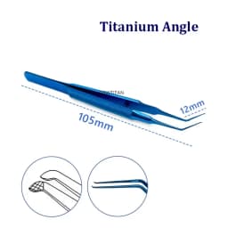 Ultrata Style Capsulorhexis Forceps Titanium stainless steel Ophthalmic Surgical Instruments