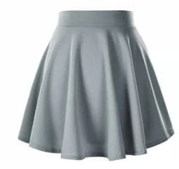plus Size Summer Short Skirt for Square Dance And Sailor Dance High Waist A-Line Pleated Skirt Style Color Polyes...