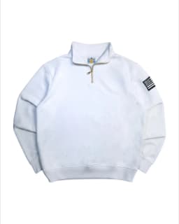 Y2k Stand Collar Quarter Zip Pullover Hot Sell in Stock 24 Hour Shipping Embroidered Oversized Hoodies Women Sweatshirt