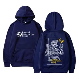 Forward Observations Group Hoodie Vintage Skeleton Graphic Sweatshirt Men Women Casual Pullover Hoodies Man Oversized Streetwear
