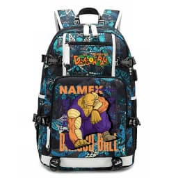 Dragon Ball Z Anime Print Student Backpack Large Capacity Casual Daypack for Kids Teen Boys Girls School Travel