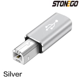 STONEGO Multifunctional Aluminum Alloy Type-C to USB Converter for Electronic Musical Instrument, Laptop, Printer