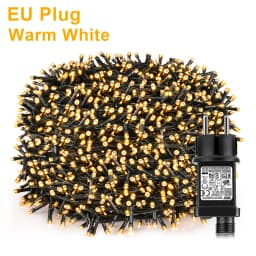Energy Saving LED Outdoor Garden String Lights 10M 20M 30M 50M 100M Solar/EU/US Plug Charging LED Christmas Lawn Luminous Lamp