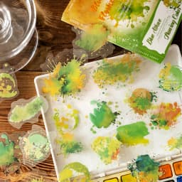 30 pcs Watercolor Trace Pattern PET Sticker Creative Stationery DIY Deco Journal Material Collage hand tent Scrapbook supplies