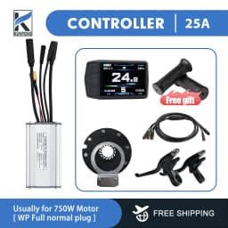 36V/48V 15-30A Waterproof KT Controller for Electric Bike with Light Function for Kunteng Ebike Accessories with Tf01u Display