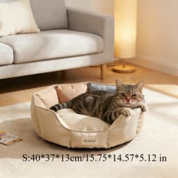 Cat Sleep Sofa Bed All-Season Pet Sleeping Pad Non-Slip Washable Cat and Dog Bed Suitable for Small and Medium Dogs and Cats