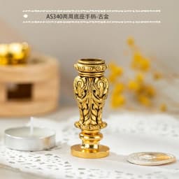 Wax Seal Stamp DIY Handmade Art Tools Fire Paint Stamp Handle Antique Metal Sealing Rosewood Handle Wedding Invitations SB024