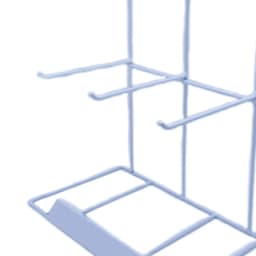 Jewelry Show Stand 2 Tier Decorative Multifunctional Earring Hanging Organizer for Keychains Pendant Bracelet Hairbands Shows