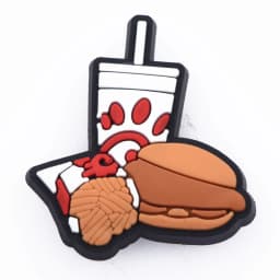 1 Pcs Fast Food Shoe Charms Burger Chicken Fries Drinks Shoes Decorations Clogs Sandals Bracelets Accessories Kids Party Gifts