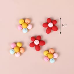 Cute Pink Fox Bow flower Rainbow Cake Toppers Girl's Birthday Dessert Decoration for Children's Day Party Supplies Lovely Gifts