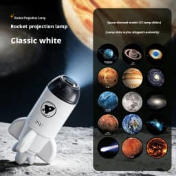 Mini Galaxy Star Projetor With 12 HD Images USB Plug LED Night Lamp 360° Rotation For Children Bedroom Decoration Birthday Gift