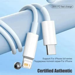 30W For APPLE USB Cable 2M Fast Charging For iPhone 14 12 11 13 Pro Max 8 Plus XS XR Data Line Type C Cables Charger Accessories