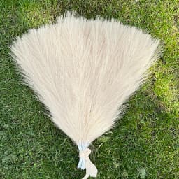 30/15 Faux Pampas Grass 42cm Artificial Pompous Grass Fake Pompass Branch Vase Filler Flower Arrangement for Home/Wedding Decor