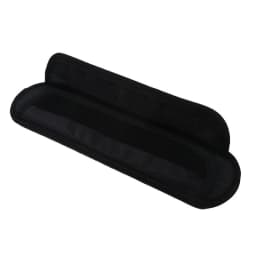 Black Weight Reducing Shoulder Pad Dual Backpack Stress Reducing Wider Weight Reducing Schoolbag Shoulder Strap Instrument Shoul