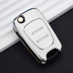 For KIA RIO Soul Optima Ceed K2 K3 K5 Pride For Hyundai Elantra Accent i20 i30 ix35 Car Flip Key Case Cover Shell Fob Keychain