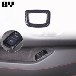 For Chevrolet Corvette C8 2020-2024 Car Accessory ABS Carbon Fiber Car Console Gear Shift Panel Cover door armrest Trim Sticker