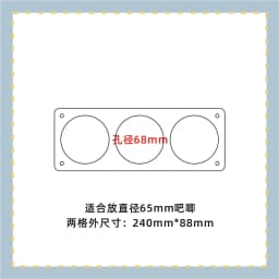 Acrylic Display Stand Holder Storage Box Barbecue Logo Display Rack Five Grids Dustproof Transparent Grain Tray Cartoon Acces...