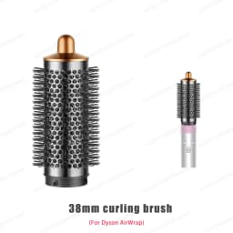 Round Volumizing Brush 20/38/55MM for Dyson for Airwrap HS01/HS05 Volumizer Curling Brush Attachment Rose&Gold Oval Round Brush