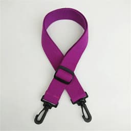 3.8cm Pure color canvas Cotton cloth Webbing bag strap belt adjustable black plastic hook clasp DIY Crossbody bag Accessories