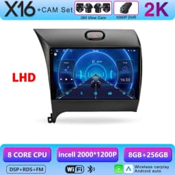 Carplay Android 16 For KIA Cerato 3 Forte K3 2013 2014 2015-2017 LHD RHD Car Radio Player Android Auto Multimedia GPS Navigation