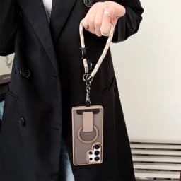 For Magnetic Wireless Charge Phone Case For Samsung Galaxy S26 S26Plus S26 Ultra S25 S24 With Lanyard Shockproof Bumper Cover