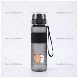 Bubu Dudu Water Bottle Yier Bear Panda Girl Boy Large Capacity Sports Kettle Transparent Cold Water Cup Outdoor Portable 550ml