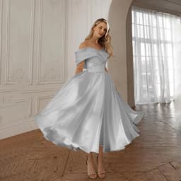 Off Shoulder Midi Wedding Dresses A-Line Ankle Length Ivory Bridal Shower Party Gowns Customized свадебное платье