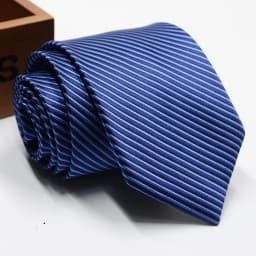 Classic Stripe Necktie Men Business Formal Wedding Tie 8cm Blue Black Pink Red Neck Ties Fashion Shirt Dress Accessories