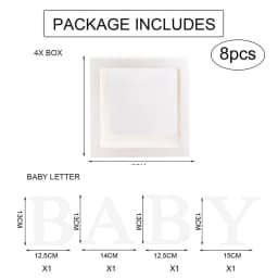 1st Birthday Transparent Alphabet Balloon Box Wedding Custom Name Decor One Birthday Party Decorations Kids Baby Shower Boy Girl