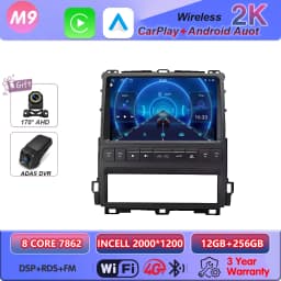 Android 16 Auto Car Radio For Toyota Land Cruiser Prado 120 For Lexus GX470 GX 470 J120 2002 -2009 Carplay BT Multimedia Player