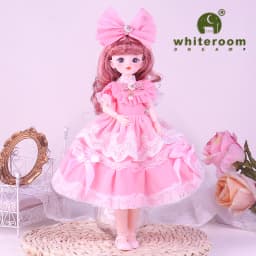 1/6 Bjd Doll Starry Blue Eyes 30CM 23 Movable Jointed Dolls Fashion Dress DIY Toy Dolls with Shoes for Children Birthday Gifts