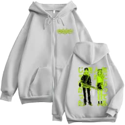 The Guy She Was Interested in Wasn't A Guy At All Anime Zipper Hoodies Men Women Harajuku Zip Up Hooded Sweatshirts Jackets Coat