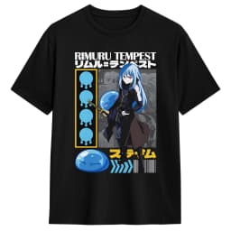 Men T-Shirt Anime That Time I Got Reincarnated As A Slime T Shirts Novelty Rimuru Tempest Summer Tees Streetwear Cotton Clothes
