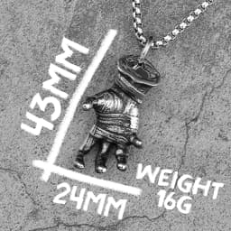 Gothic Devil Hand Skull Stainless Steel Men Women Necklaces Pendants Chain Punk Trendy Fashion Jewelry Creativity Gift Wholesale