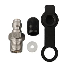 8MM M10x1 Adapter Pneumatic Quick Coupler Reliable Connection Secure Thread Fittings Convenient Dust Cap High-Quality Material