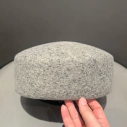 Retro Flight Attendant Ball Hat Women's 100% Wool Felt Beret Party Charming Hat Wedding Cocktail Party Medicine Box Hat