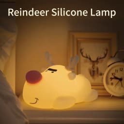 Mushroom Night Light LED Rechargeable USB Table Lamp Desk Room Decoration Baby Nursery Kids Birthday Gift Animal Pumpkin Lantern