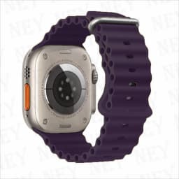 Ocean Band for Apple Watch Ultra 2 49mm 44mm 45mm 42mm 38/40/41mm silicone bracelet correa iwatch series 9 8 7 se 6 5 4 3 strap