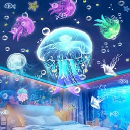 Ocean Starry Projector Small Night Light Constellation Galactic Nebula Projection Lamp 360 Degree Rotation for Children's Gift
